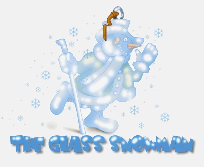 The Glass Snowman christmas story by Sheila Helliwell